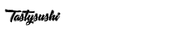 Tastysushi font preview